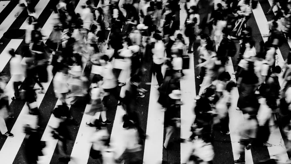 Urban Motion Blur by Ryoga Otake — canvas wall art