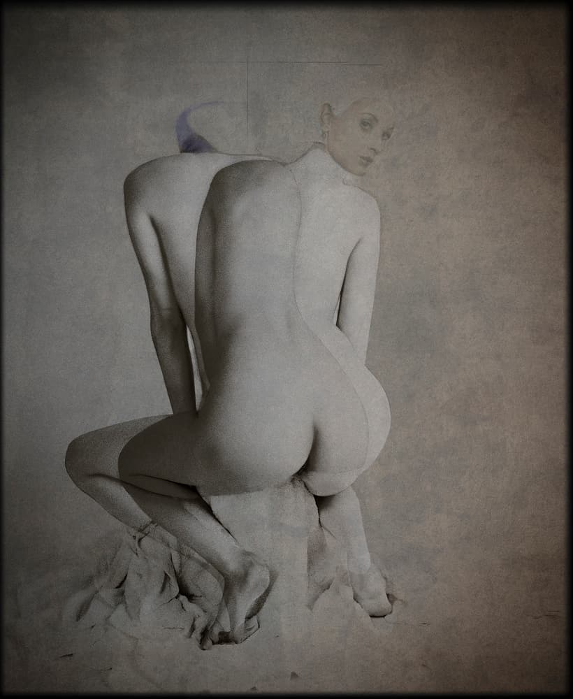 Nu dans la chambre by Fuyuki Hattori — canvas wall art