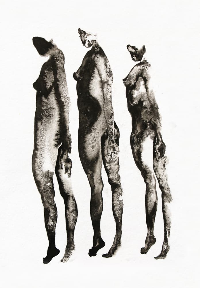 Expressive Female Forms by Joshua Hoskins — canvas wall art