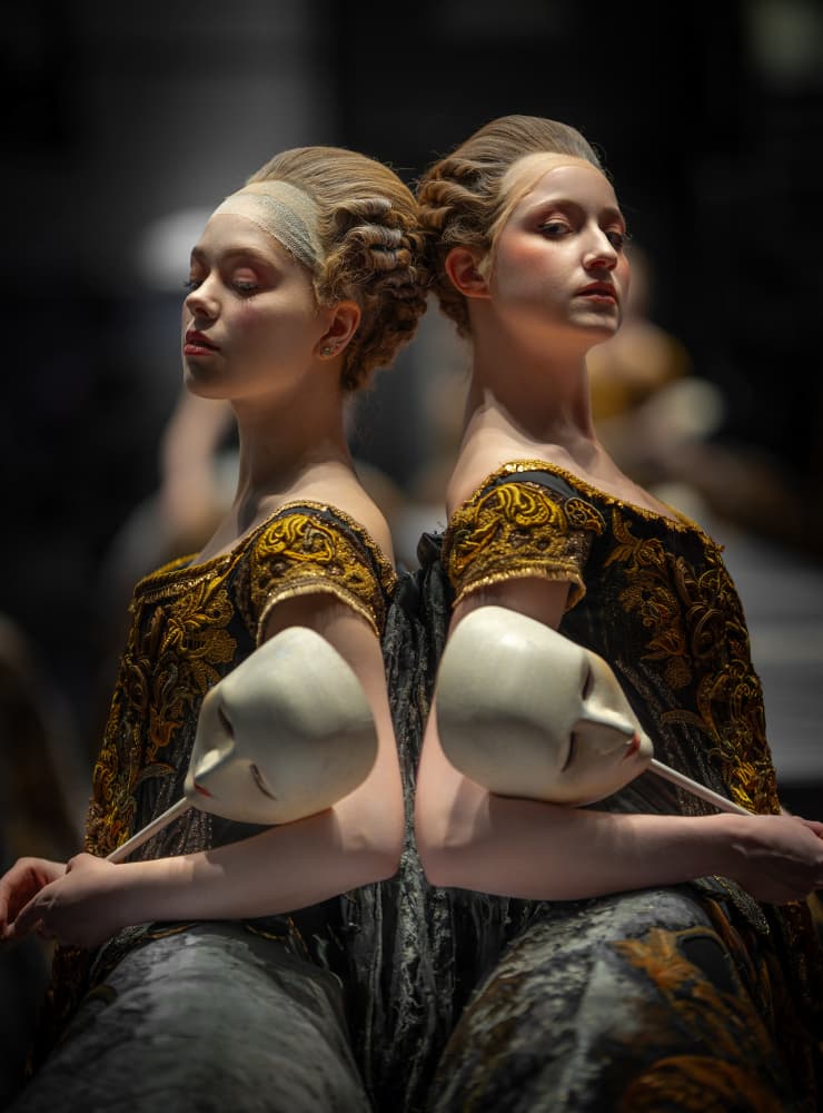 Dramatic Baroque Women by Oles Paritskiy — canvas wall art