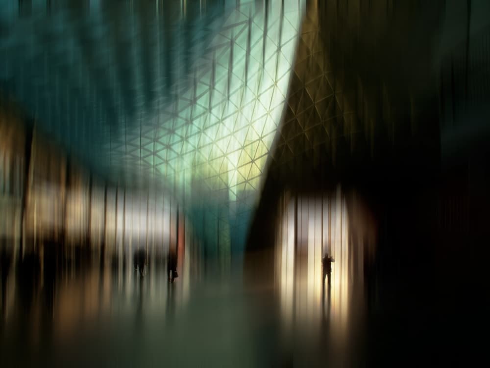 Blurred Modern Architecture by Vito Guarino — canvas wall art