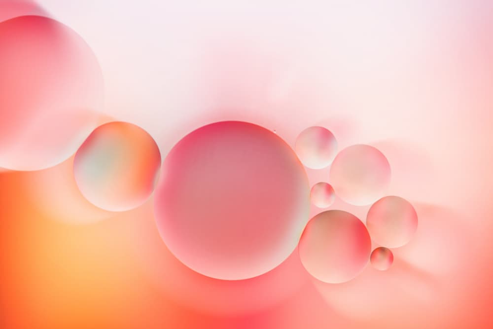 Translucent Pink Bubbles by Ellen van Deelen — canvas wall art