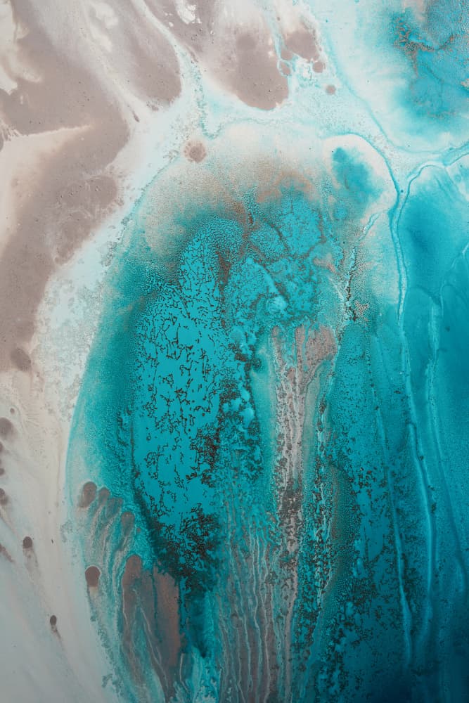 Coral Sea Flow1 by Petra Meikle de Vlas — canvas wall art