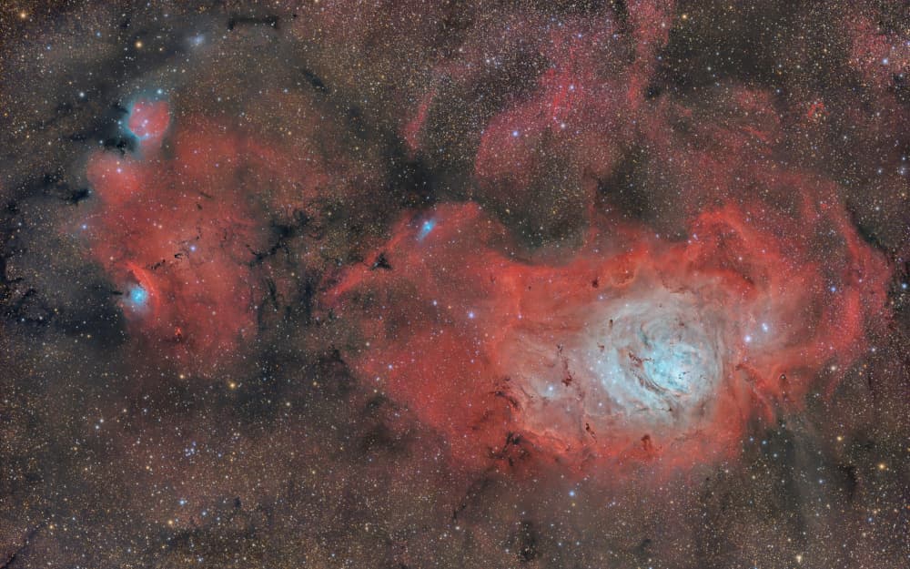 Deep Space Nebulae by Rosa María Rodríguez — canvas wall art