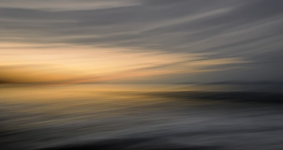 Abstract Ocean Sunset by Santiago Pascual Buye — canvas wall art