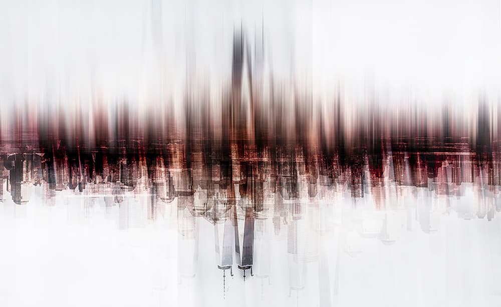 Dynamic Urban Reflection by Carmine Chiriacò — canvas wall art