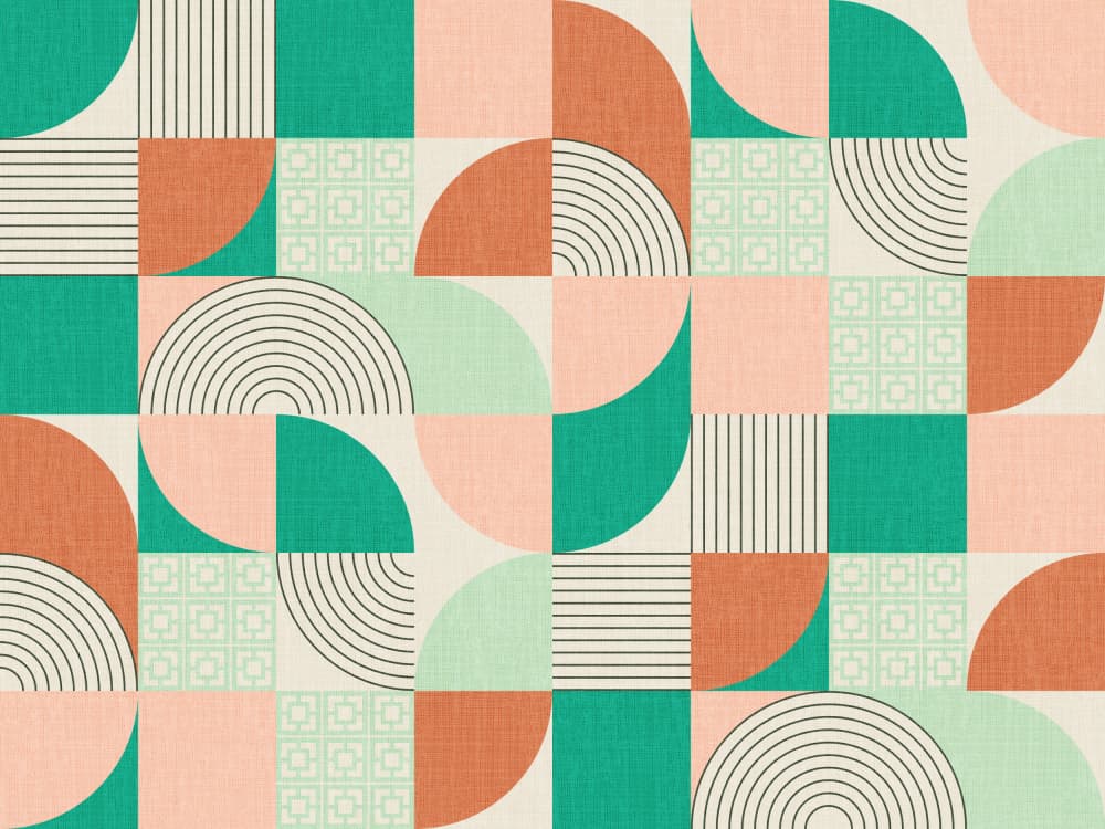 Modern Geometric Shapes by Alexandra Weise — canvas wall art