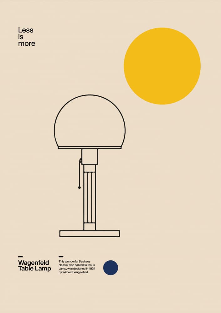 Classic Design Table Lamp by David Vineïs — canvas wall art
