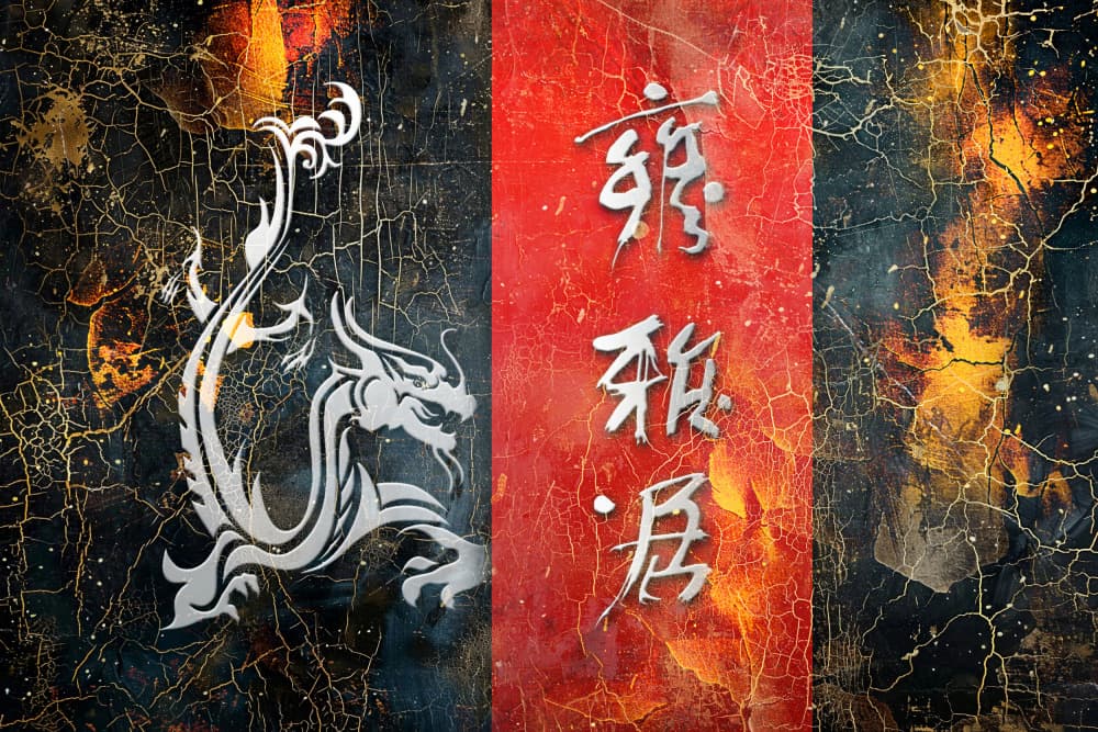 Ancient Eastern Dragon by Rafal Kulik — canvas wall art