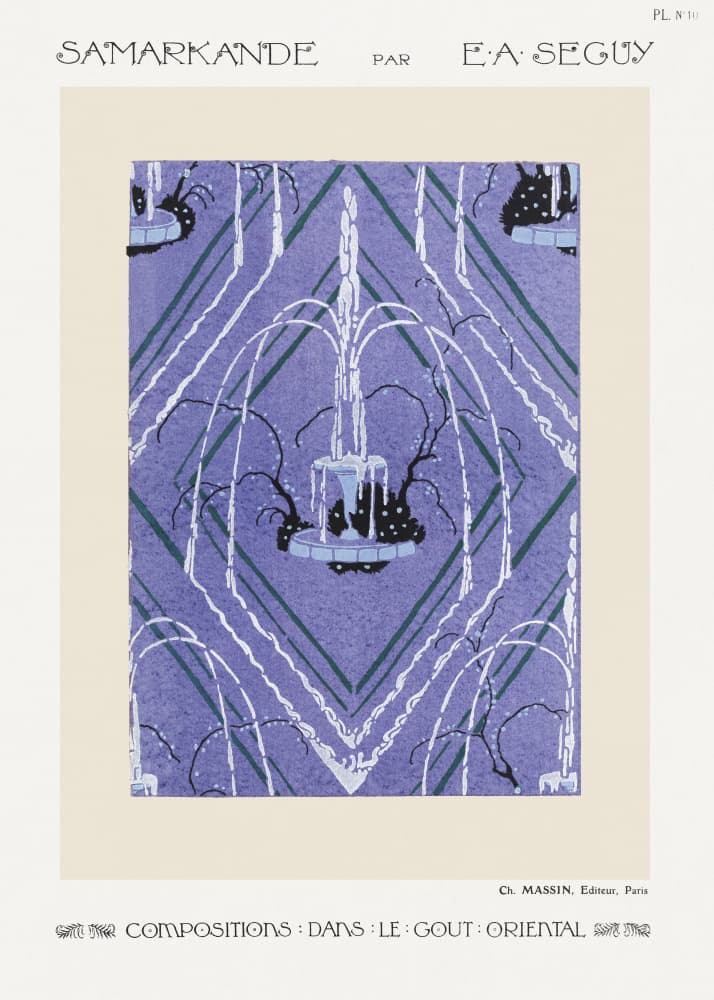 Samarkande 10 by Emile Alain Seguy — canvas wall art