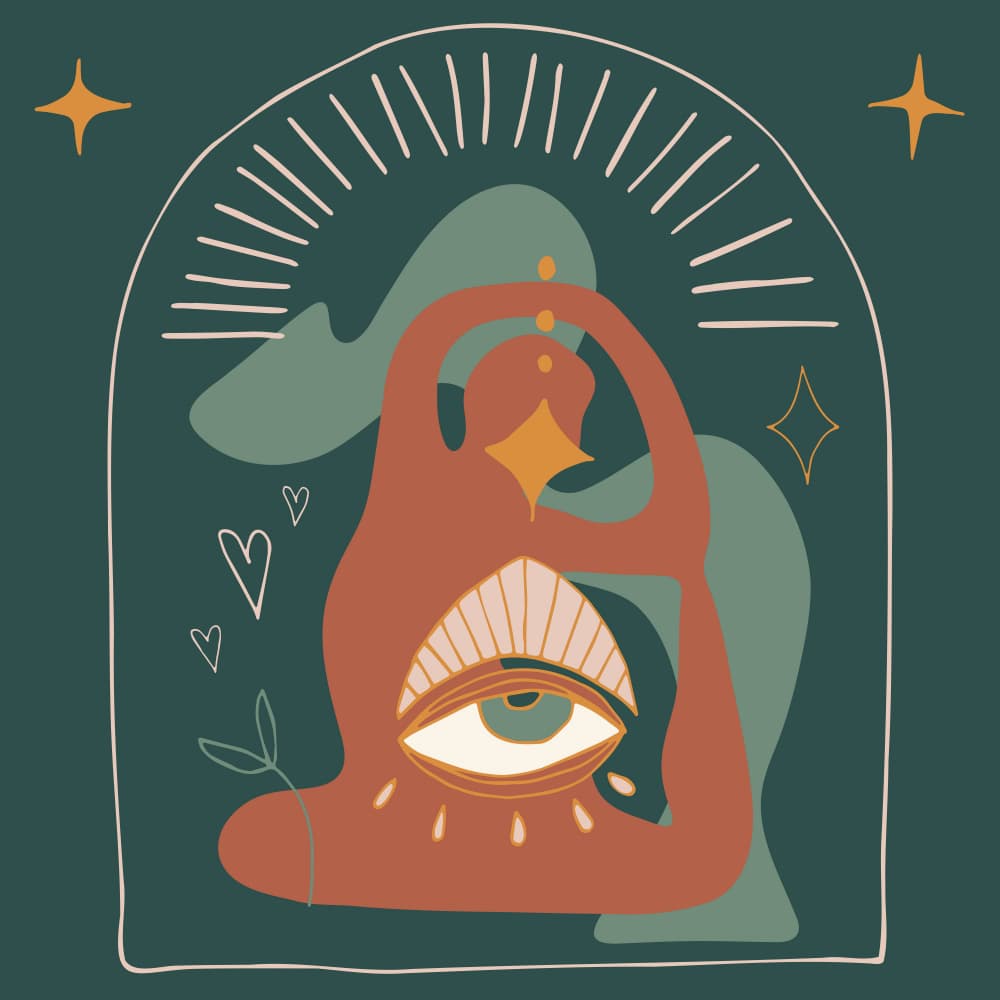 Mystical Goddess Vision by Irene Demetri — canvas wall art