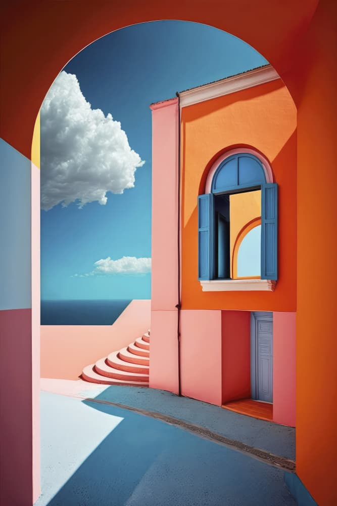 Vibrant Dreamscape by Treechild — canvas wall art