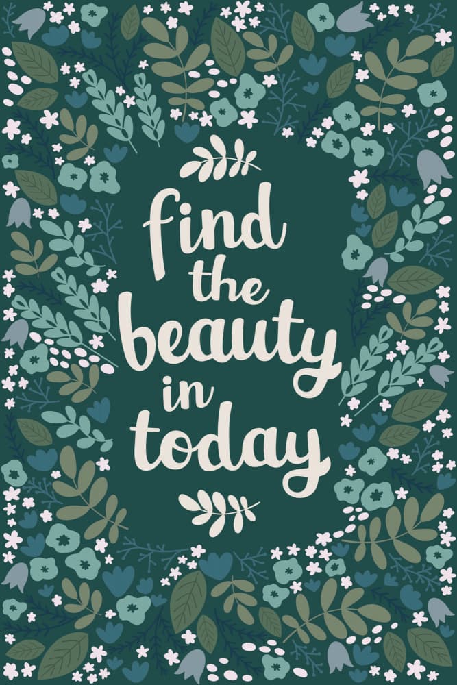 Inspirational Floral Quote by EMELIEmaria — canvas wall art