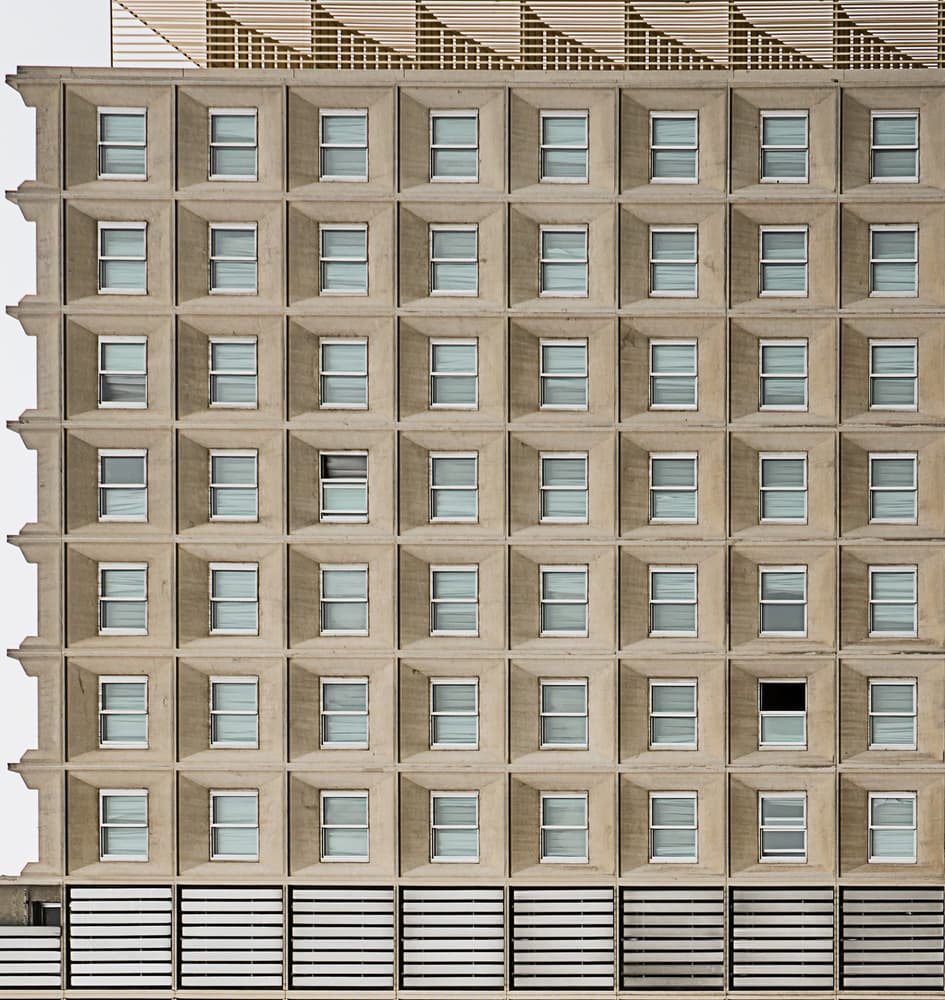Geometric Building Facade by Carlos Pardo — canvas wall art