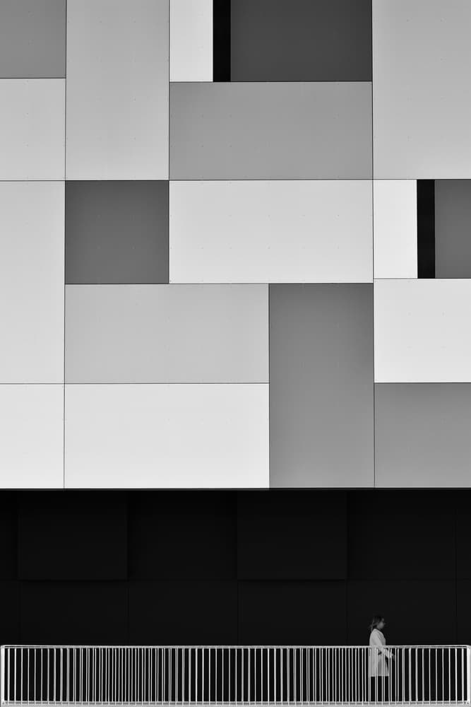 Minimalist Urban Walk by Florentinus Joseph — canvas wall art