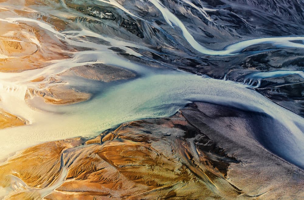 Vibrant Glacial Rivers by Wei (David) Dai — canvas wall art