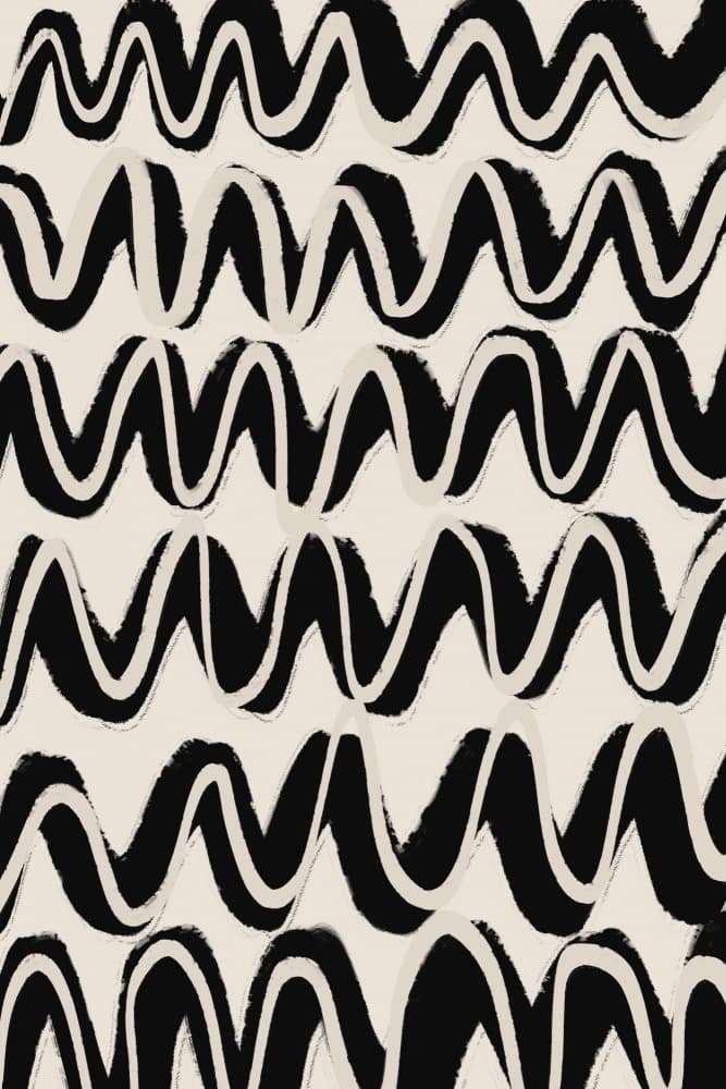 Wavy Echoes by Treechild — canvas wall art