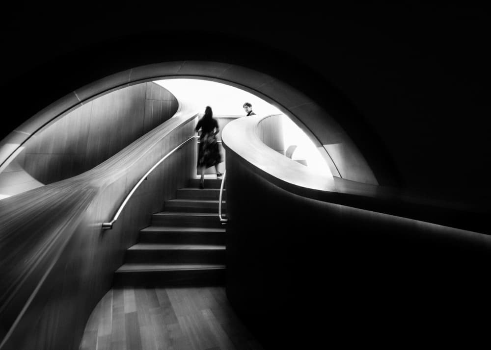 Ascending Modern Curves by Li Ying — canvas wall art