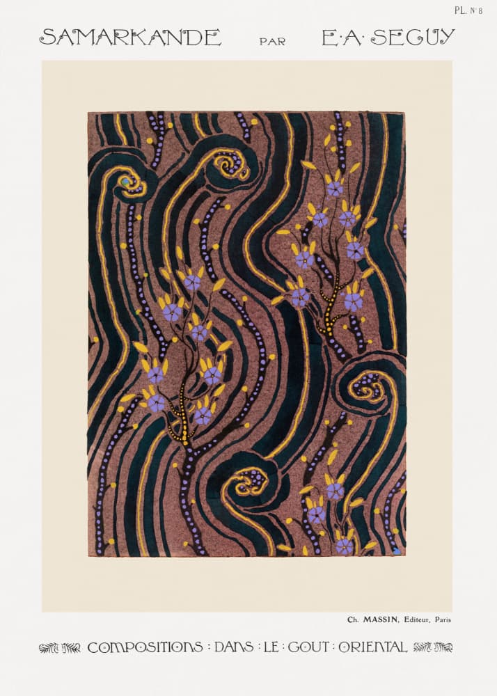 Samarkande 8 by Emile Alain Seguy — canvas wall art