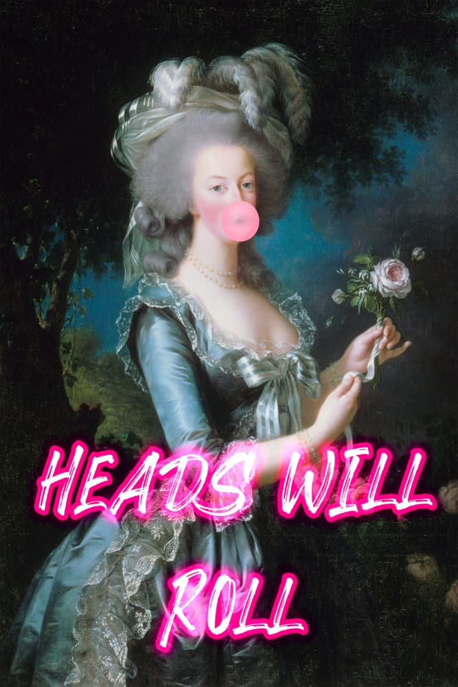 Heads Will Roll Bubblegum by Talitha McQueen — canvas wall art