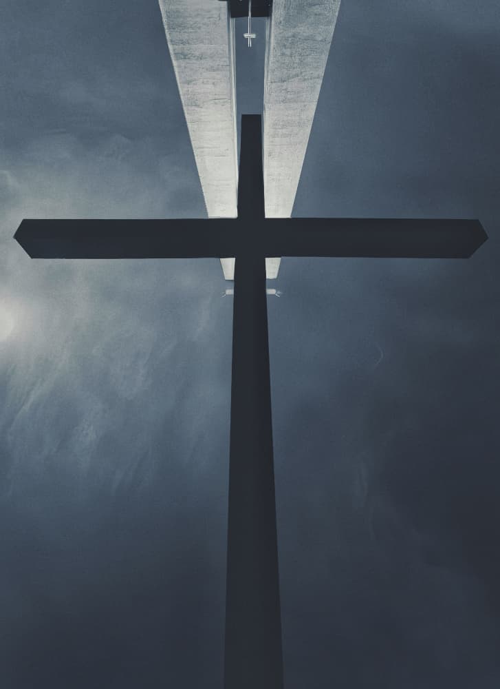 Holy Cross Skyward by Molly Fu APA — canvas wall art