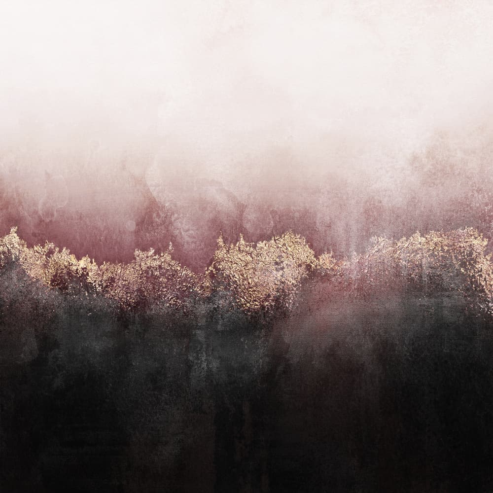 Golden Forest Mist by Elisabeth Fredriksson — canvas wall art