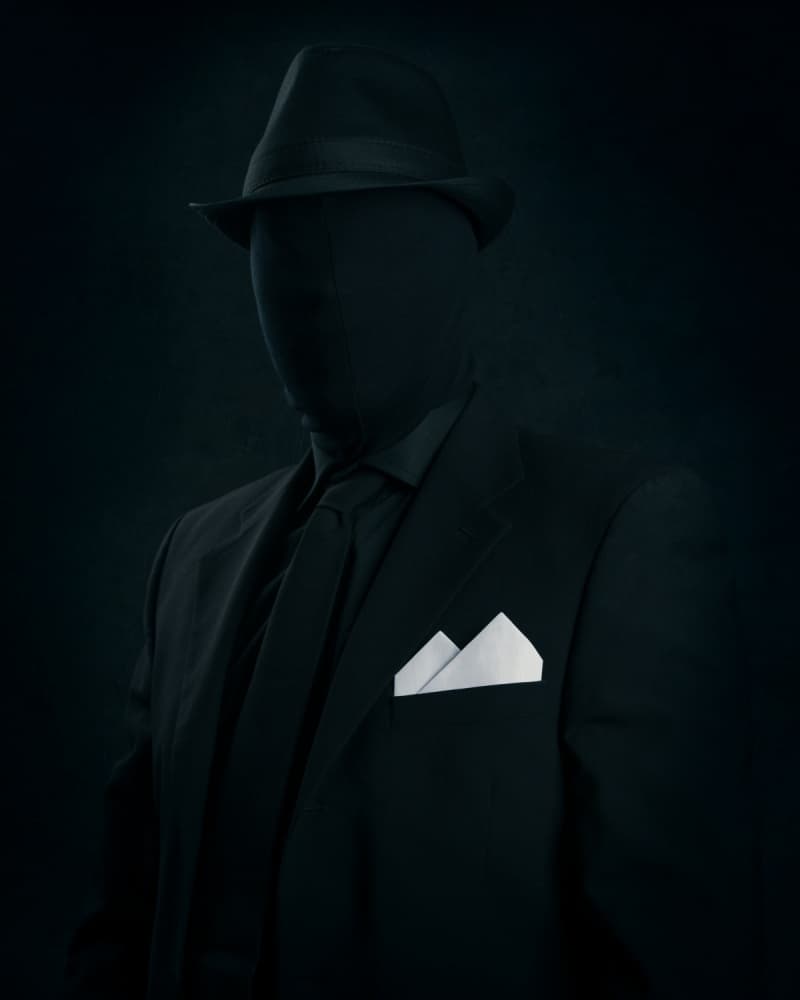 Faceless Man In Suit by Petri Damstén — canvas wall art