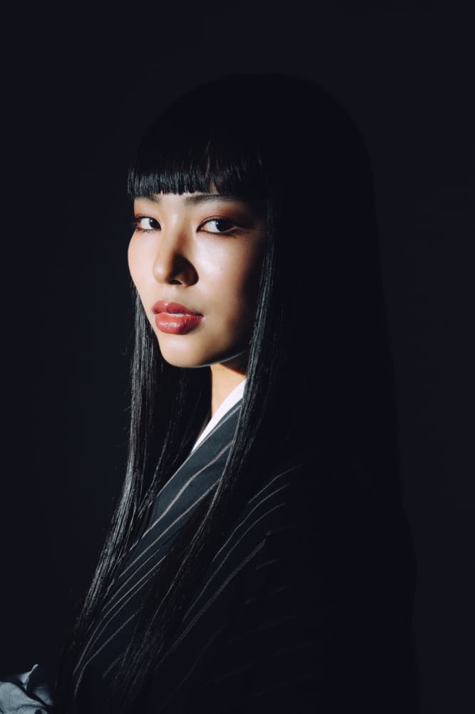 Elegant Woman Dark Portrait by h112o1 — canvas wall art