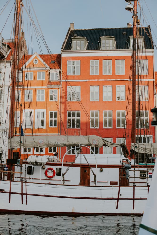 Vibrant City Harbor by Claudia Casal — canvas wall art