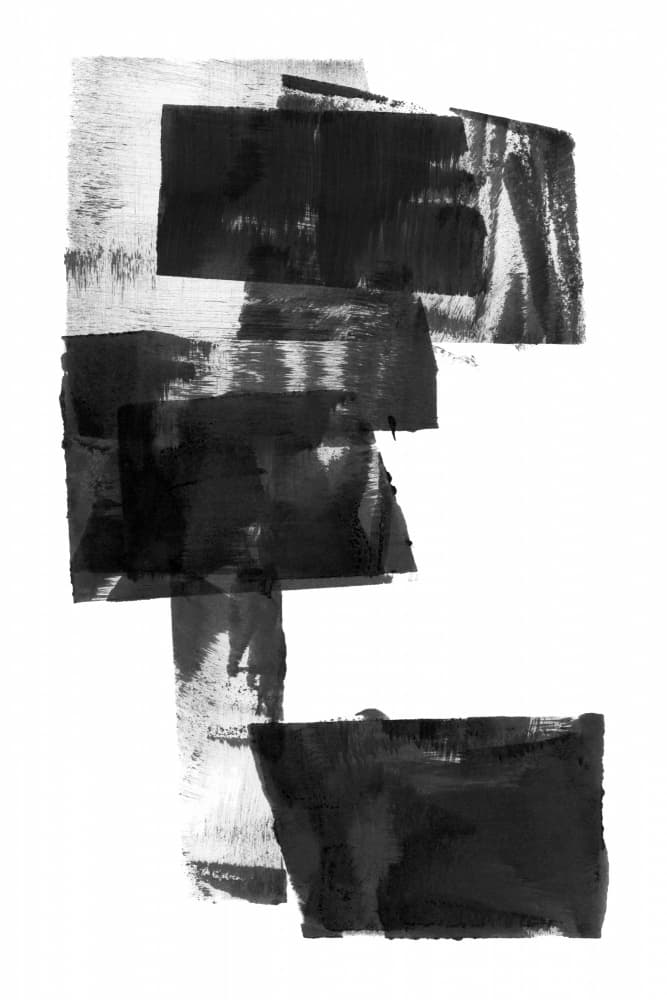 Layered Ink Shapes by cartissi — canvas wall art