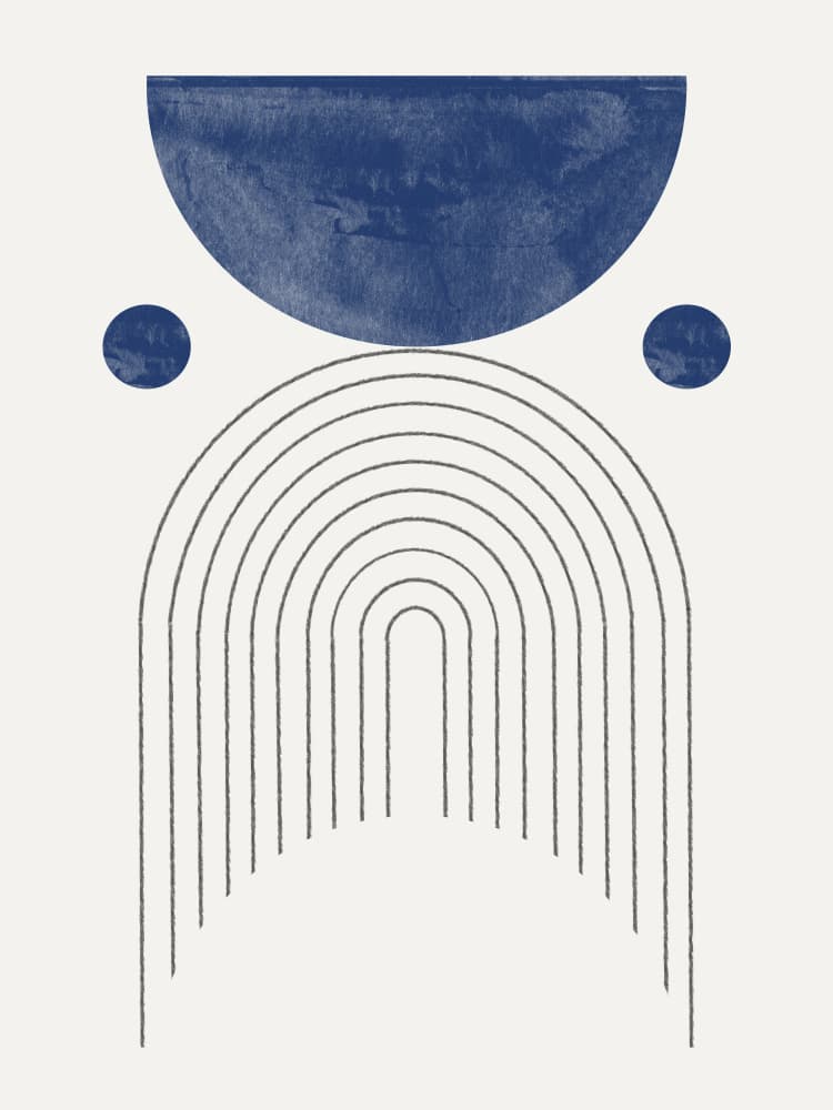Geometric Harmony by THE MIUUS STUDIO — canvas wall art