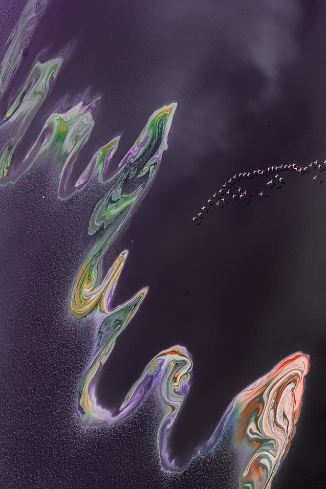 Colorful Fluid Swirls by Jie Fischer — canvas wall art