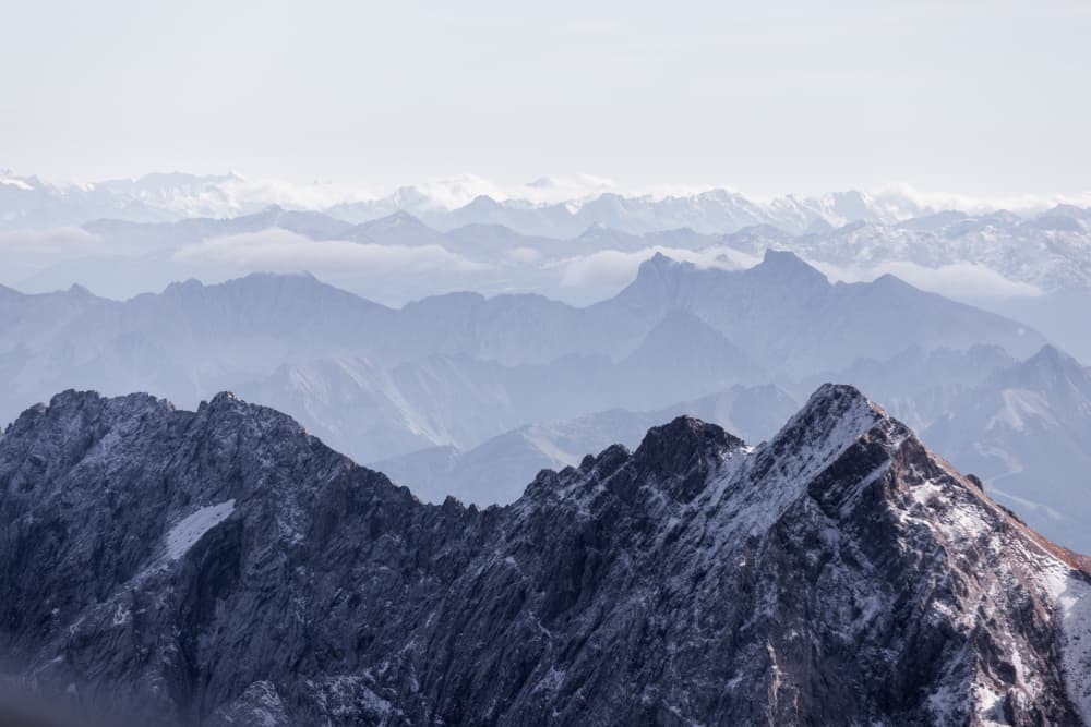Mountain View 3 by Mareike Böhmer — canvas wall art