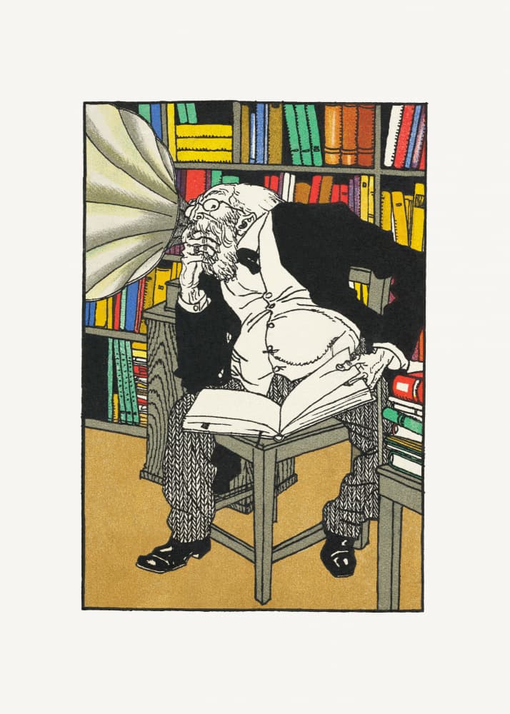 The Dialectician by Moriz Jung — canvas wall art