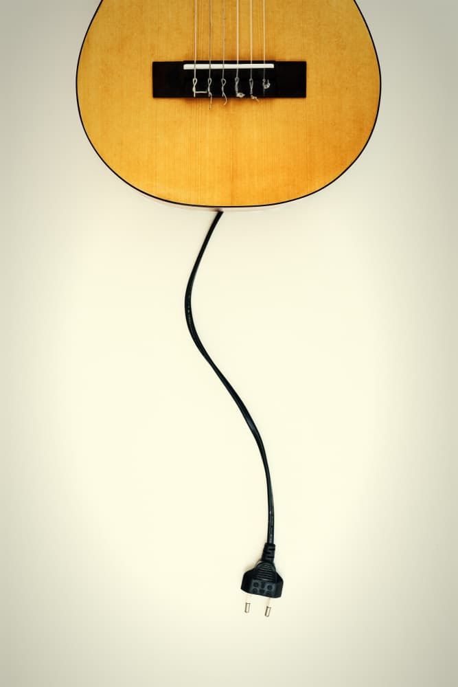 Acoustic Electric Plug by Ina Tänzer — canvas wall art