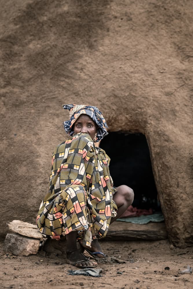 African Woman's Gaze by Trevor Cole — canvas wall art