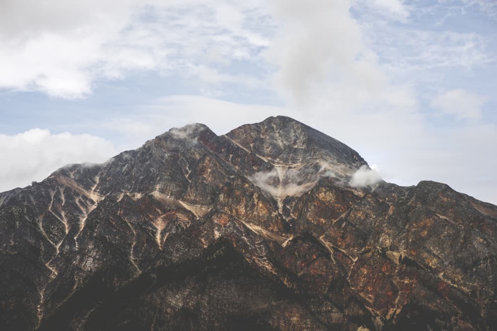 Majestic Mountain Peak by Lynann Colligan — canvas wall art