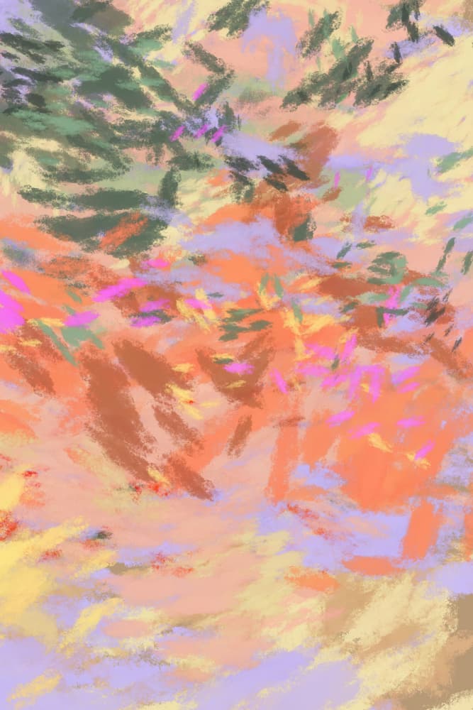 Vibrant Abstract Strokes by Simona Gocan — canvas wall art