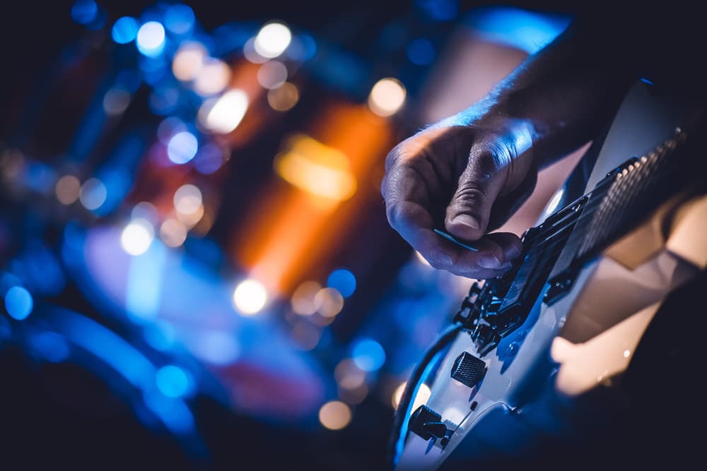 Live Guitar Performance by ajkabajka — canvas wall art