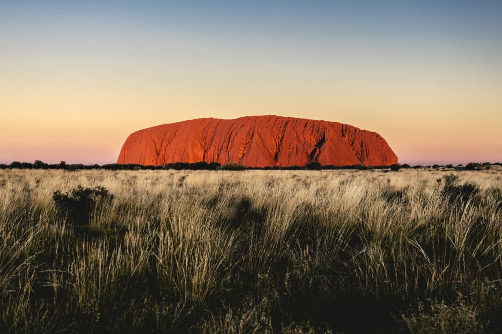 Uluru Golden Hour by Frank Ma — canvas wall art