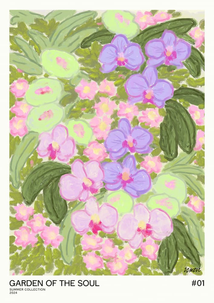Garden of soul 01 by NKTN — canvas wall art