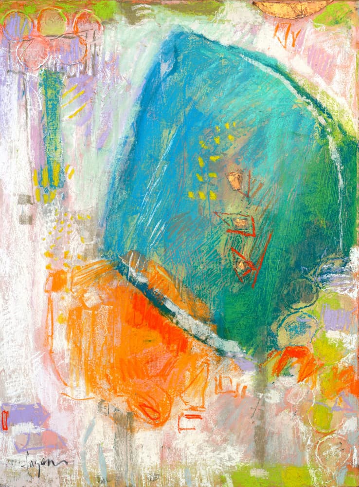 Vibrant Whirl by Dorothy Fagan — canvas wall art