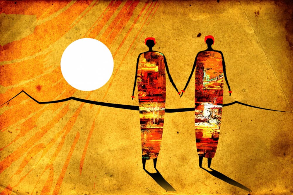 African Desert Connection by Rafal Kulik — canvas wall art