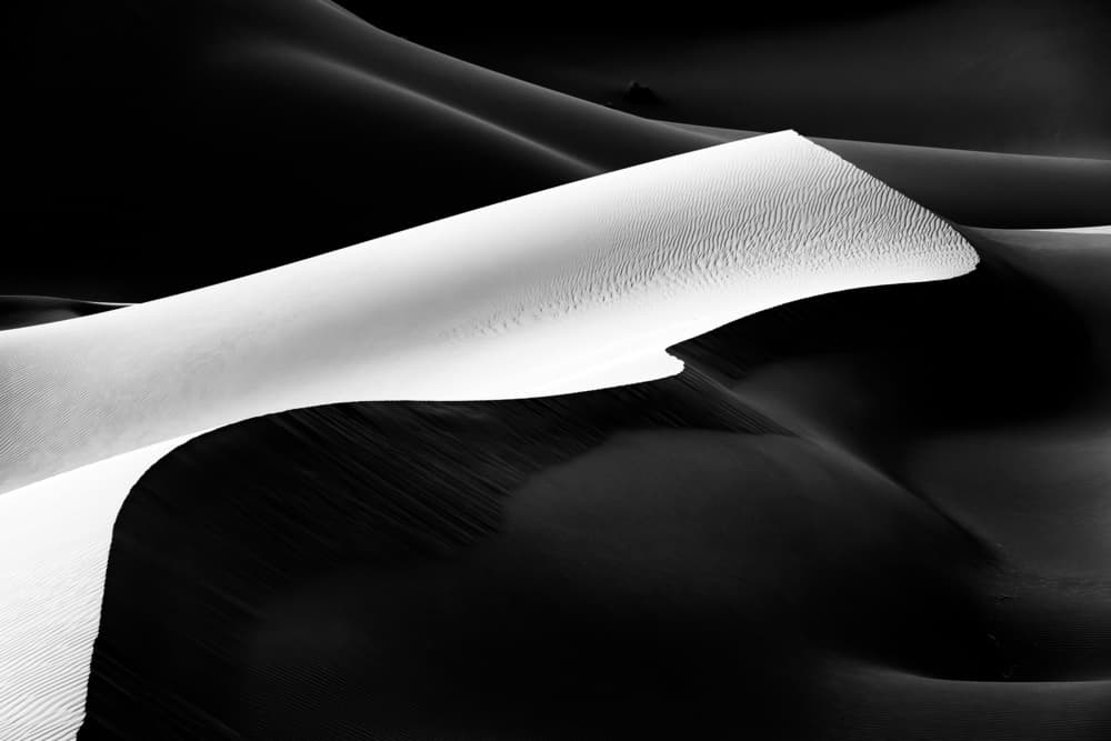 Shadows Over Sand Dunes by Mohammadreza Momeni — canvas wall art