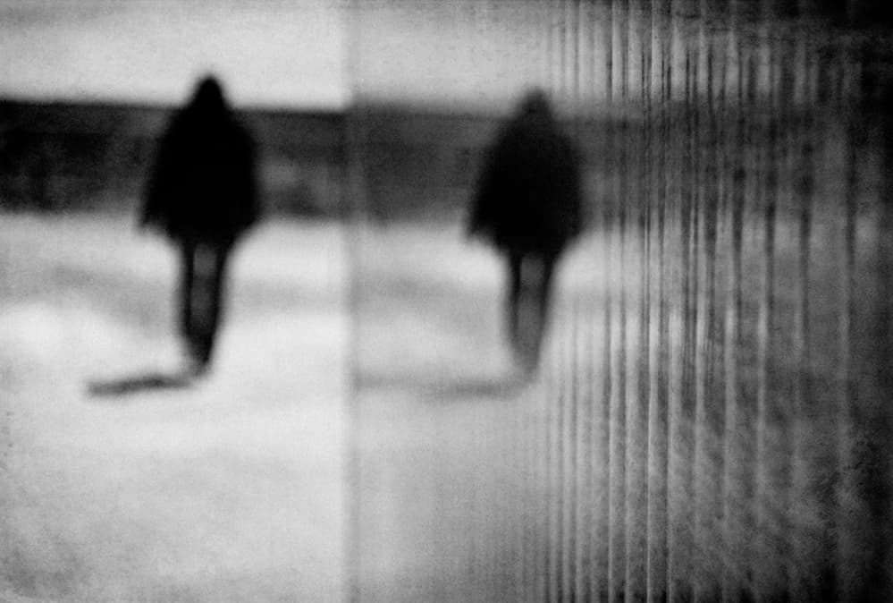 Walking Into Blur by Milena Seita — canvas wall art