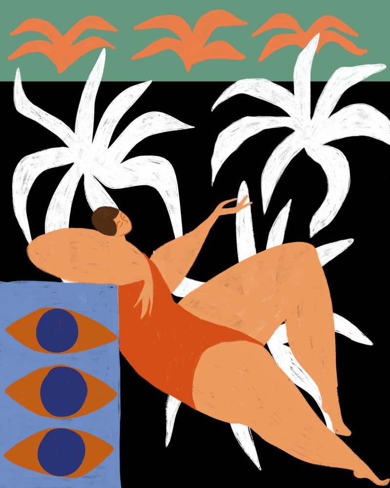 Lazing by Arty Guava — canvas wall art