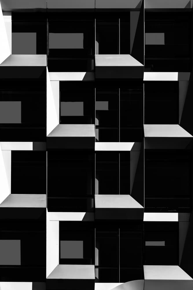 Geometric Light Study by Greetje van Son — canvas wall art