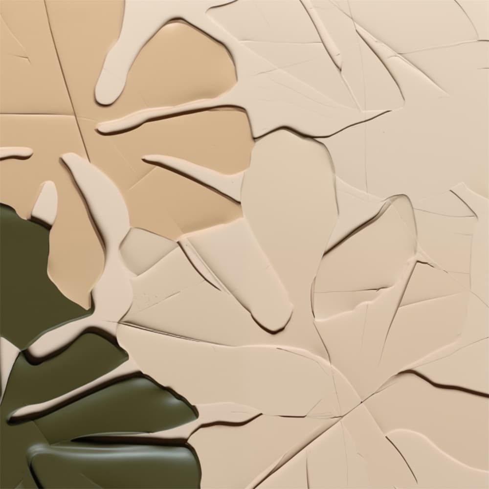 Fluid Forms Softly Textured by Alma — canvas wall art