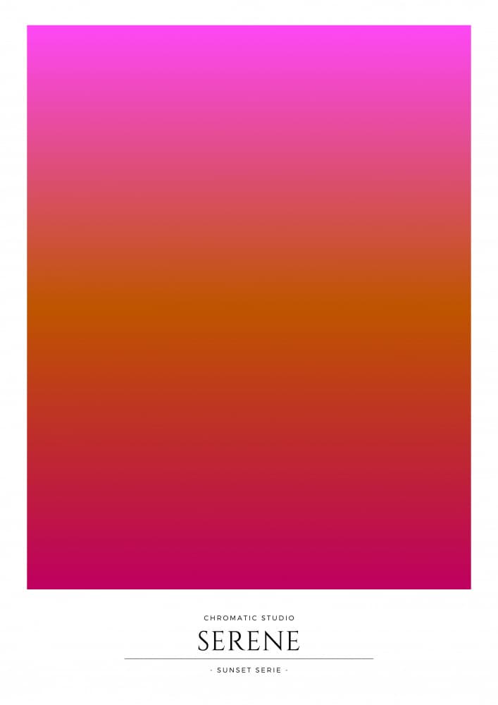 Serene Sunset Gradient by RS LAB STUDIO — canvas wall art