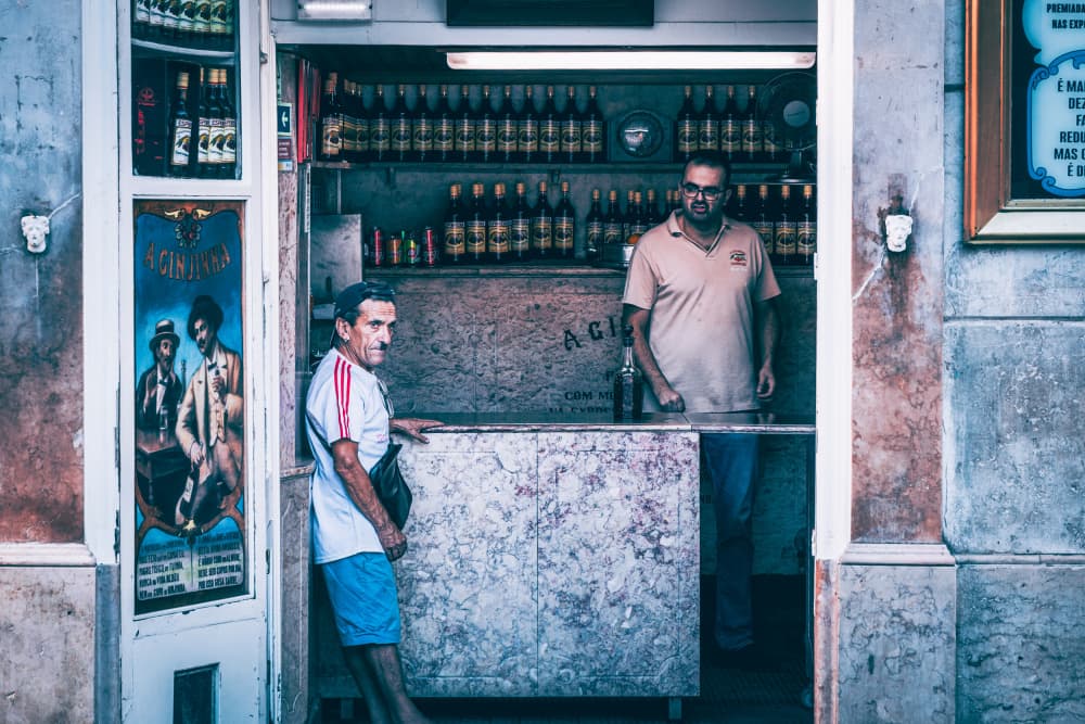 Local Shop Entrance by Gustavo Ribes — canvas wall art